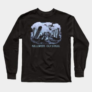 Halloween Old School - Stonehenge Long Sleeve T-Shirt